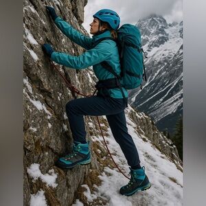 Salewa WS Raven 2 GTX Gore-Tex Mountaineering boots Ocean Blue Size 7.5